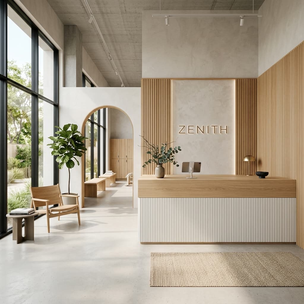 Premium fitness studio desk