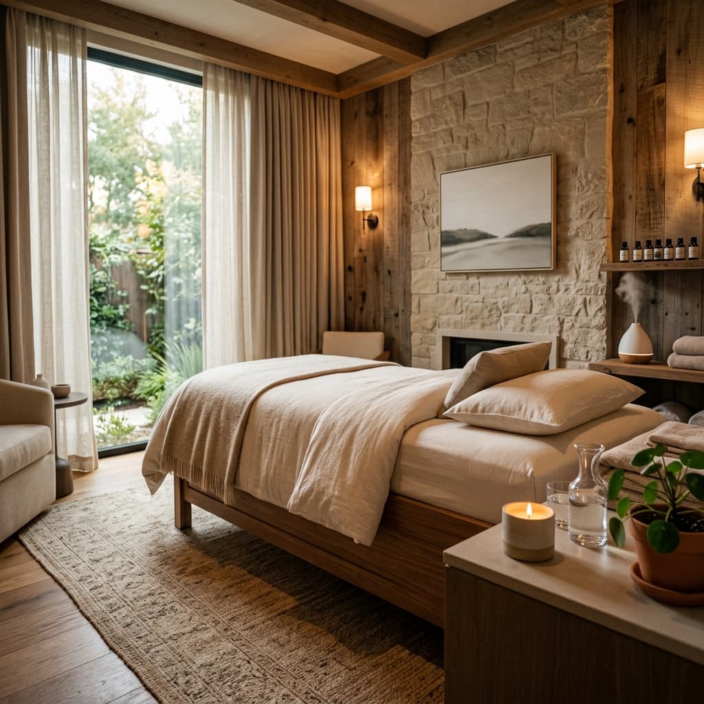 Medical spa wellness room
